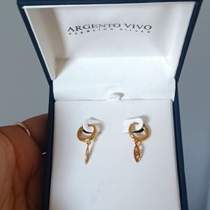New in Box Argento Vivo Earrings